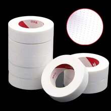 1/6/12 Rolls Microporous Breathable Eyelash Extension Tape, Eyelash Pad Under Eye Tape, Lint-Free, 4mm New Eyelash Lift Tape, Suitable For Makeup/Single Lash/Professional - White - View 2
