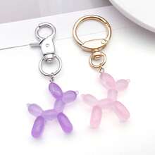 6pcs Metal Keychain Findings Star Heart Spring Rings Lobster Clasps Carabiner Clips Swivel Hooks For DIY Keychains Bag Charms Jewelry Making Supplies - Multicolor - View 7