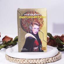 1 Box Antique Pattern Hidden Faction Strategy Card Game, Full Influence Card Deck With Guide, Durable Hard Paper Parts, Gothic Carving Noble Lady Vintage Box Design, Loyalty Deduction Challenge Game, Weekend Hangout, Autumn Indoor Activity - Multicolor - View 2