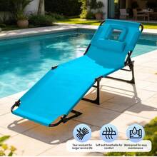 Kselythan Beach Chairs - Blue - View 2