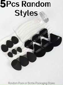 5pcs Makeup Sponge Set, Makeup Sponge, Mini Powder Puff, Mini Powder Puff, Mini Finger Cushion Puff, Random Foundation Sponge, Suitable For Liquid, Cream And Powder Products, Create Flawless Makeup Look - Multicolor - View 7