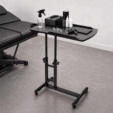 Tattoo Workstation Stand Height Adjustable Tattoo Desk Rolling Tattoo Table - Black - View 4