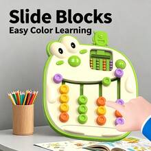4-Color Moving Chess: Cartoon Game, Color Recognition, Matching Game, Thinking Training, Memory Chess, Children's Educational Board Game Toy - Multicolor - View 6