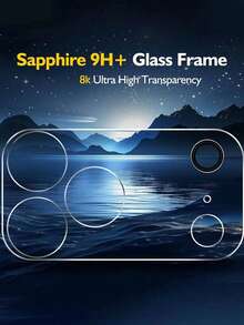 3pcs Full Coverage Camera Lens Protector Film, Compatible With 17/14/15/13/16 Pro Max Plus/17/Air, Accessory Rear Cover Lens Glass, Suitable For Daily, Office, Home Use, Waterproof, Shockproof, Anti-Fall, Anti-Scratch. - Clear - View 4