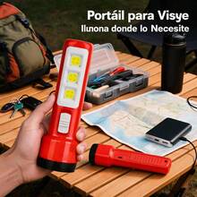 Unisex Practical Style Portable Lamp For Home And Travel - Red - View 3