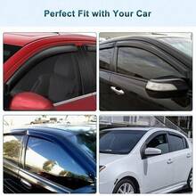 For Nissan Sentra 2007-2012 Out-Channel Window Visor Vent Rain Guards 4pcs Set - United States - View 2