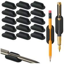 10pcs Pen Holders, Made Of Silicone Material, Help You Organize Markers On Desk, Notebook, Wall Or Memo Board. These Reusable Supplies Are Perfect For Teachers And Suitable For Classroom, Office And School Environments - A - View 2
