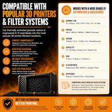 Activated Carbon For 3D Printers And Laser Engravers Filter Media 1 Pound - 1 Pounds - View 5
