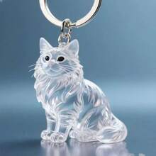1pc Cat Fur Collection Memorial Keepsake, Bag & Car Charm, Portable Keychain, Pet Memorial Pendant, Fur Storage Bag, Pet Fur Storage & Protection Keepsake - Multicolor - View 8