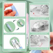 5 Rolls Retractable Double-Sided Tape Dispenser, Tape Roller With 360° Rotating Head, Suitable For Scrapbooking And DIY Crafts - Multicolor - View 6