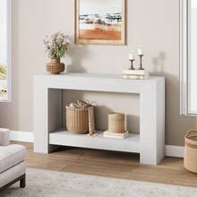 Kselythan Sofa & Console Tables - White - View 2