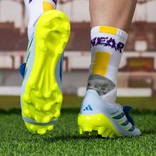 Sepatu Sepak Bola Lapangan Buatan adidas PREDATOR LEAGUE FT 2G/3G Comfort Fit Short Spike Unisex Biru Kristal - Biru Kristal - View 3