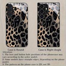 [24h Shipping From DE/FR/ES]Apple 11-17Phone Case - Leopard Print Phone Case For Samsung Galaxy A04S/A05S/A06/A07/A10/A11/A12/A13/A14/A15/A16/A17/A20S/A21S/A22S/A23/A24/A25/A26/A30S/A31/A32/A33/A34/A35/A36/A42/A50S/A51/A52/A52S/A53/A54/A55, Anti-Drop Tempered Glass Protective CaseSamsung 21-26 - 1 Piece Of Picture Color - View 2