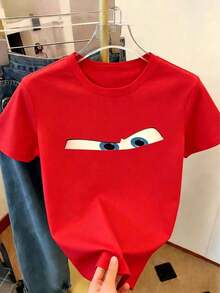 Women T-Shirts - Red - View 6