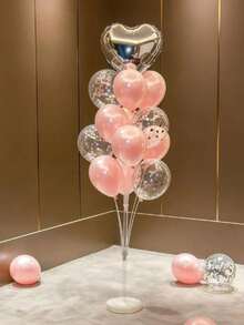 Set Stand Balon 130/160cm dengan Alas dan Batang Penopang, Kolom Balon untuk Pernikahan, Pesta Ulang Tahun, Hari Jadi, Dekorasi Musim Panas, Pertunangan, Perlengkapan Pesta Natal, Mudah Dirakit, Cocok untuk Acara dan Dekorasi Pesta - Berbagai gaya/warna - View 7