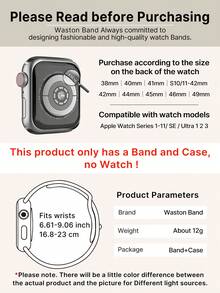Funda protectora compatible con Apple Watch Ultra SE S11 S10 S9 S8 S7 S6 S5 Series para mujer, correa elástica trenzada de nailon ajustable transpirable de un solo bucle, tamaño 38/40/41/42/44/45/46/49 mm, carcasa rígida de PC con protector de pantalla, borde oro rosa, diseño de lujo con diamantes, accesorios para smartwatch, accesorio de verano para playa, vacaciones y regalo de graduación - Beis - Ver 10