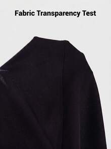 QUNGIGU Elegant Women's Dress Square Neck Long A Line For Wedding Guest Cocktail Party Evening Wear - Black - View 5