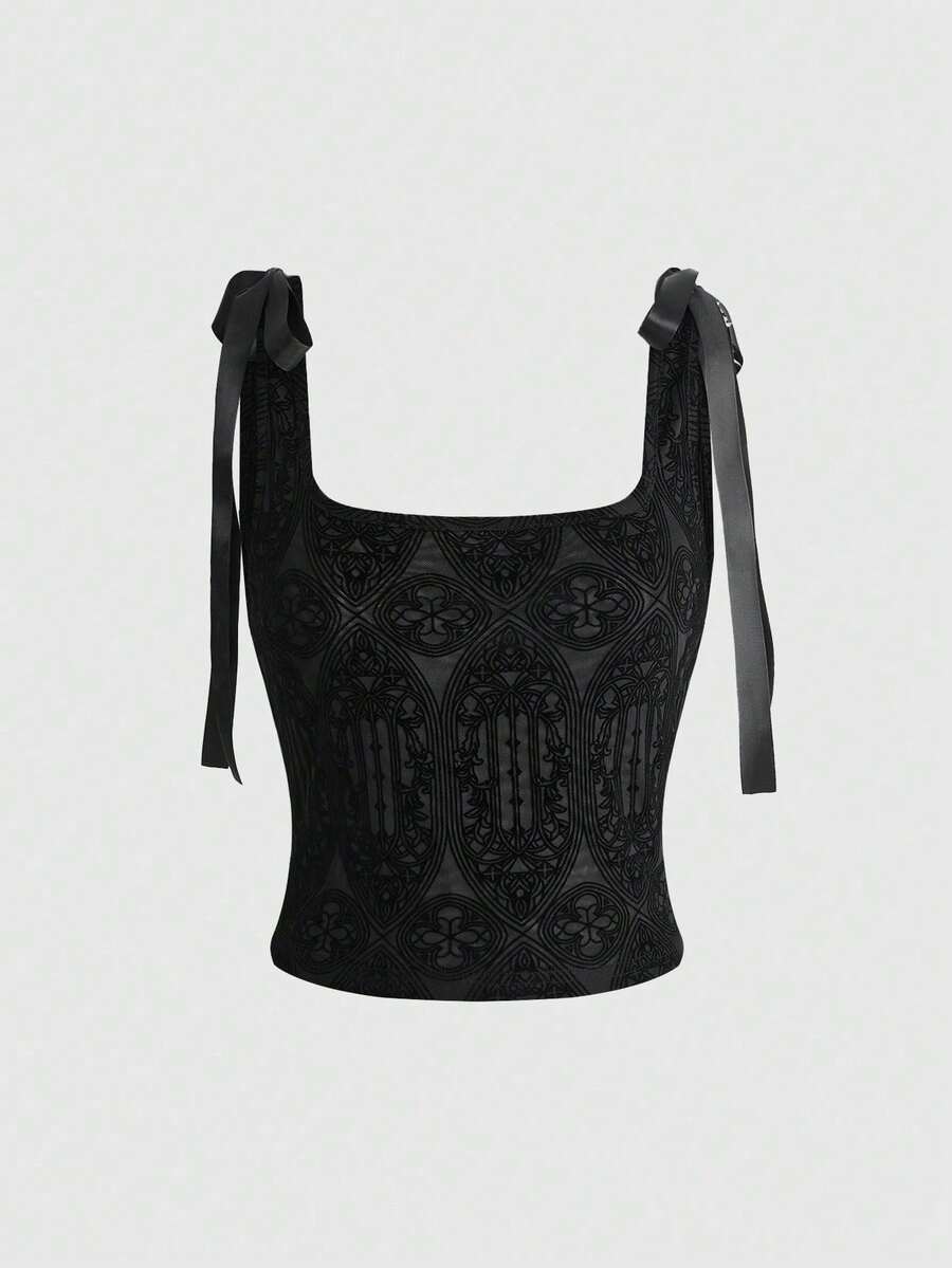 Women Tops - Black - View 1