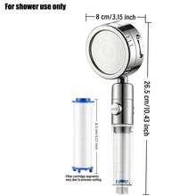 3-Mode Filter Boost Handheld Shower Set|One-Click Stop + 16 Replacement Cartridges|Home Water Purifying Beauty Shower Head|High Flow Bath Sprayer (For Shower Use Only) - Filtered Version - View 4