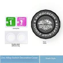 Motorcycle One-Key Start Button Protective Cover Key Hole Ignition Lock Electric Scooter Protective Cover Ignition Decorative Ring Cap - Multiple Styles - View 14
