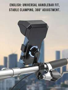 TOSUOD Universal Bicycle Motorcycle Phone Holder, 360° Rotating Adjustable Function, With Sunshade, Compatible With Most Smartphones, Enhances Riding Navigation Safety - Multicolor - View 11