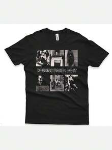 Men T-Shirts - 黑色 - 查看 6