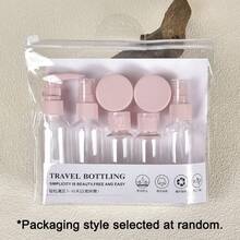 Travel Refillable Bottle Set With Toiletry Bag, Leak-Proof Liquid Dispenser Bottles, Portable Toiletries Container Set For Lotion, Shampoo, Cream, Soap, Travel Essentials, Back To School - Multicolor - View 13