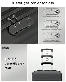Suitcases - Gray-black - View 7