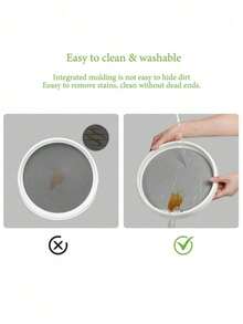 Lazy Susan Organizer, Rotating Turntable For Cabinet, Kitchen Cabinet Storage Holder, Household Cabinet Organization Accessories -White/Gray - Multicolor - View 6