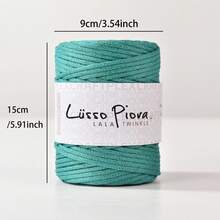 1pc 3mm/60m Sparkle Crochet Yarn, Durable Glitter Cord For DIY Handmade Bags, Festival Decor & Jewelry Accessories. - Multicolor - View 8