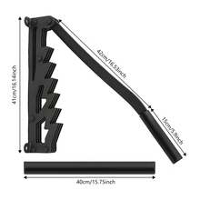 YUNRUX Firewood Splitter, Portable Manual Firewood Cutter, Manual Firewood Cutter Black - A - View 2