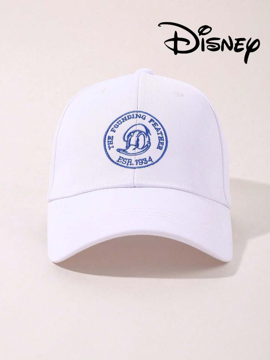 Disney 1件迪士尼官方授權唐老鴨棒球帽，可調節防曬休閒帽，旅行海灘 Y2K 風格卡通帽