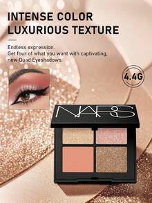 NARS 4色眼影盤 #Orgasm 4.4g/0.16 Oz | 滑順易暈染配方 | 多功能色調 | 持久顯色、可疊加 | 瑩亮緞面妝效 | 適合日夜妝容 | 高顯色度、上妝順滑 - Orgasm Color - 4.4g - 查看 5