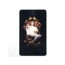 1pc True Black Card Deck For Divination Games, Parties & Gatherings - Black - View 5