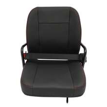 YUNRUX Universal Forklift Seat Tractor Seat With Armrest & Seat Belt Riding Mower Seat - 彩色 - 查看 5