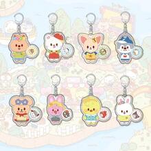1 Set 8pcs SKZOO Collaboration Cute Acrylic Standees And Acrylic Keychains With Small Charms, Suitable For Fans To Wear And Use - Multicolor - View 17
