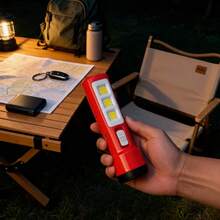 Unisex Practical Style Portable Lamp For Home And Travel - Red - View 5