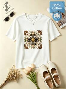 Women T-Shirts - 白色 - 查看 2