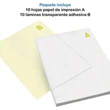 Papel para Tatuajes Temporales, A4, 10 Hojas, Compatible con Impresoras de Inyección de Tinta, Resistente al Agua - 1 - Ver 4