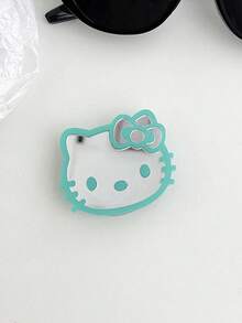 Sanrio Hello Kitty Cartoon Cat Phone Stand Mirror Sticker Adhesive Mirror Bow Tie Cat INS Style Retractable Phone Holder - Multicolor - View 17
