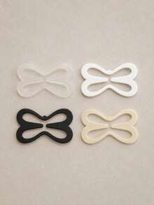 4/8/12/16/20pcs 4 Colors Dragonfly Shaped Bra Straps Anti-Slip Buckle, Cross Back Invisible Anti-Exposure Lifting Bra Accessories - Multicolor - View 16