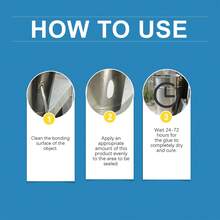 Adhesive Sealant, Quick-Drying Gap Filler For Home Kitchen And Bathroom (New And Old Models Randomly Sent) - A - View 5