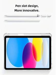 適用於 iPad 11 代 A16 保護殼，四角氣囊防摔，智慧休眠/喚醒，三折支架，相容 iPad Air 11 保護殼，相容 iPad 9 代/10 代保護殼，相容 Honor Pad X8A 11 吋保護殼，MatePad SE 11 吋保護殼，相容 Tab M11 保護殼 - 藍色 - 查看 4