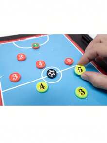 27件套戰術板套組 ABS 棋子，適用於足球、籃球、棒球與冰球教練，耐用且多功能的運動訓練配件 - 彩色 - 查看 6