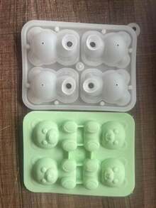 1pc Bear Shaped Ice Mold - Green - View 7