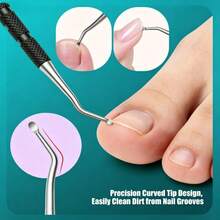 1/2/3/4pcs Professional Stainless Steel Nail Clipper Set, Manicure & Pedicure Kit With Nail File, Toenail Clipper, Non-Slip Handle, Suitable For Thick Hard Nails, Home Care - Multicolor - View 4