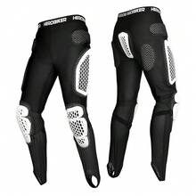 1 Pc White Motorcycle Armor Pants Motorbike Riding Anti Fall Resistant Motocross Racing Armor Pant Outdoor A Must-Have Riding Gift - Multicolor - View 2