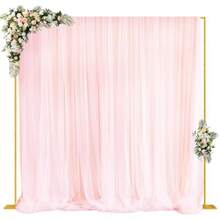 2 x 2m Arcos para Decoracion D Globos, Estructura para Globos, Extraíble, con Base Acolchada. Arcos para Decoracion, Adecuado para Bodas, Fiestas de Cumpleaños, Eventos en El Jardín Dorado - Multicolor - Ver 1