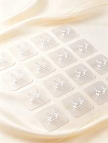 Transparent Plug Hook Strong Adhesive No-Drill No-Trace Power Cord Storage Wall Mount Bracket Home Heavy Duty Adhesive Hook - Multicolor - View 13