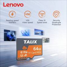Lenovo Talix TF Card Smart Device Expansion Tool, 32G/64G, A1 U3, Kecepatan Baca 100MB/S, Perluas Memori Perangkat | Pasang dan Mainkan, Kompatibel Tanpa Cela dengan Smartphone, Tablet, Kamera, Konsol Game, dan Smart TV - View 3